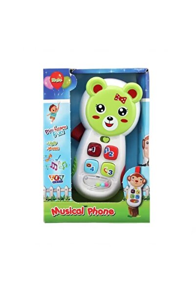 ZEYTOYS Müzikli Telefon Zey2023 - Yeşil