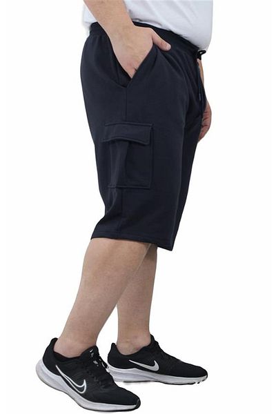 Starbattal Plus Size Commando Pocket Combed Cotton Shorts 23602 Navy Blue