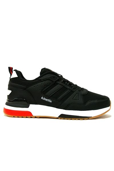 Kinetix Black Red White - Lace-up Sneaker Sports Shoes
