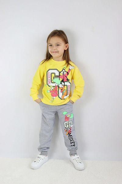 Kids yellow new arrivals sweatsuit