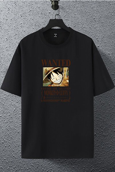 macklin Унісекс жіночий чоловічий Wanted Anime Character Printed Oversize T-s...