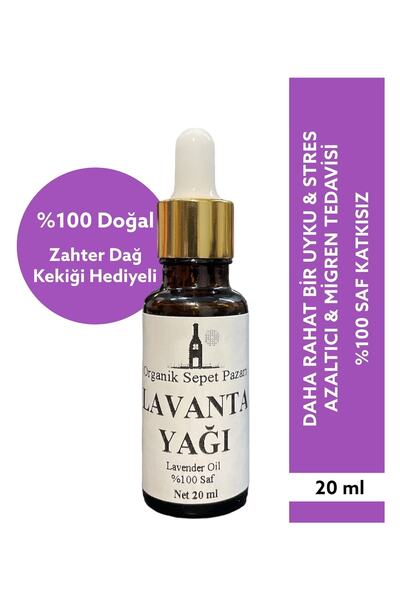 Organik Sepet Pazarı Lavanta Yağı 20 Ml