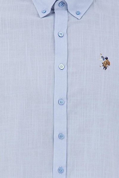 U.S. Polo Assn. U.s.polo Assn Erkek Enzogl023y U.kol Keten Gömlek 1570318