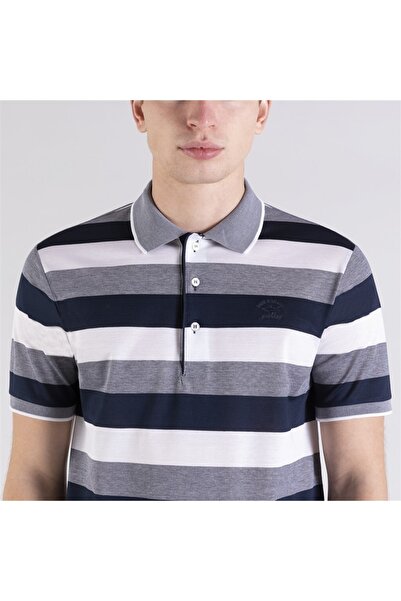 PAUL&SHARK Men's Knitted Polo Shirt C.wCotton T-shirt