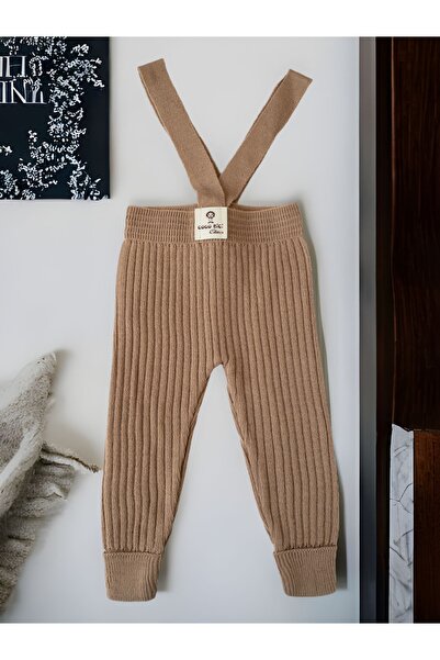 gogo bici Çapraz Askılı Boyu Ayarlanabilir Esnek Triko Salopet Tayt Tulum Bebek Çocuk