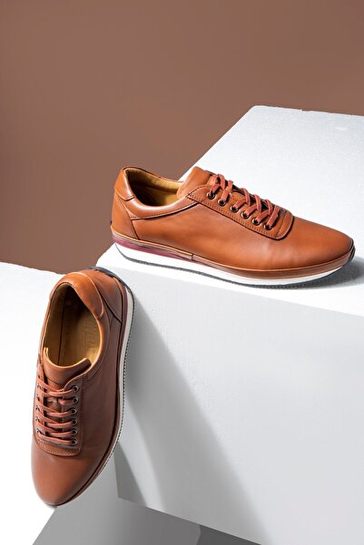 Ducavelli Plain Hakiki Deri Erkek Günlük Ayakkabı, Casual Ayakkabı, %100 Deri Ayakkabı