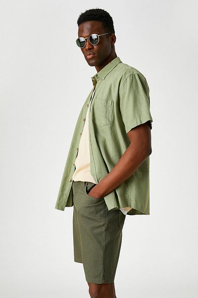 Koton Men's Khaki Shorts & Bermuda 2SAM40108HW