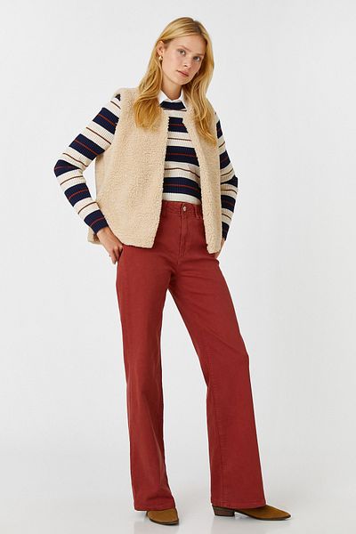Koton Flared Leg High Waist Jeans