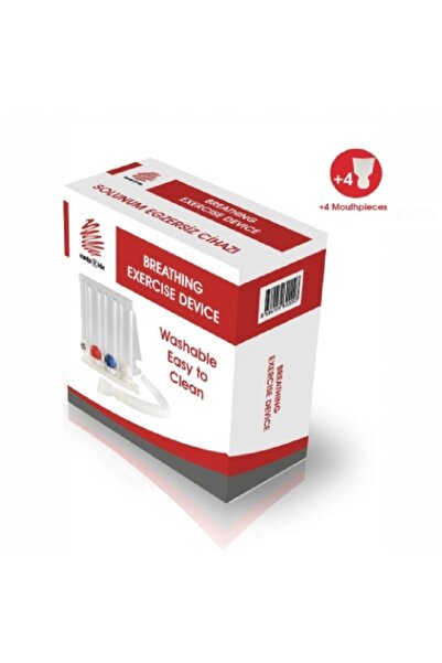 MedPride Triflo Solunum Egzersiz Cihazı 3 Top Üfleme Topu Nefes Egzersizi + 4 Adet Yedek Ağızlık