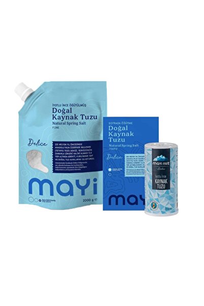 Mayi Tuz Büyük Boy Doğal Delice Sofra Tuzu Paketi