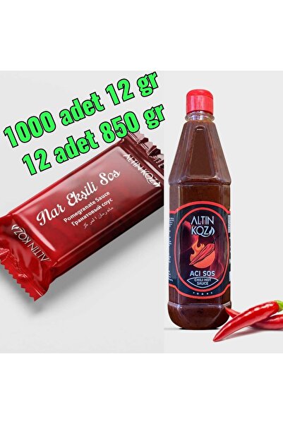 Altınkoza 12 gr Çiğköfte Sosu (1000 ADET X 12 GR) & 850 gr Çiğköfte Sosu (850...