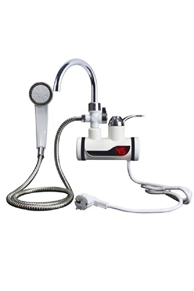 Wevolt صنبور سخان المياه الكهربائي الفوري، صنبور سخان المياه الحراري الفوري، مدخل الحائط. دش مجموعة