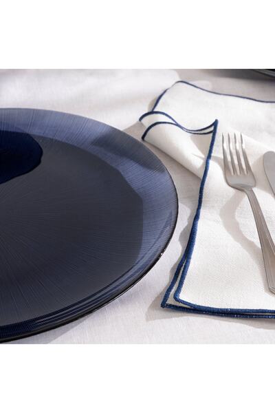 Chakra Alai Servis Tabağı 33 Cm Lacivert