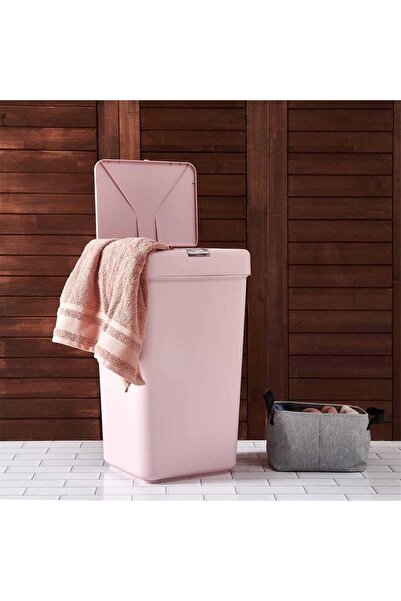 Motek Mt-08 Mono Dokunmatik Çamaşır Sepeti 40 Litre Pembe