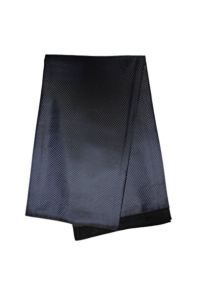 BIES Унісекс темно-синій шарф з баклава-візерунком, тонкий кашемір, зберігає тепло, м'який, зимовий, подарунковий