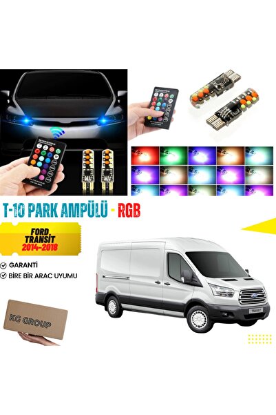 KG GROUP Tiger Marketing Ford Transit 2015 Uyumlu T10 Kumandalı Park Ampulü R...