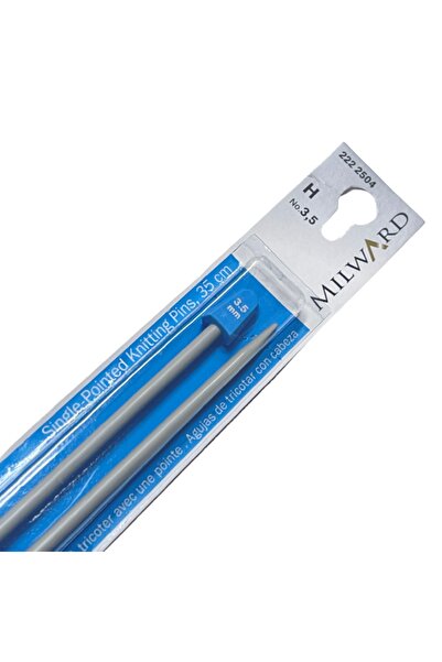 EleganTShoP Βελόνα πλεξίματος Milward Νο:3,5mm 35cm Κανονική Κλασική 222.... ...
