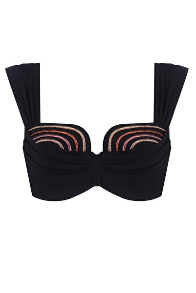Monument Swimwear Artemis - Bikini Üstü - Siyah Bronz
