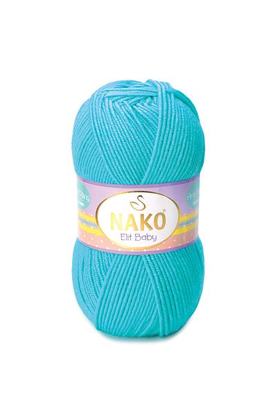 NAKO 5 Pieces Elite Baby Knitting Thread 100% Anti-pilling Premium Acrylic 250 M 100 Gr Color Code 3323