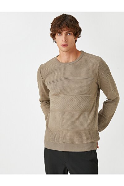 Koton Basic Triko Kazak Bisiklet Yaka