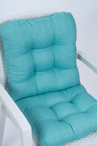ALTINPAMUK Candy Mint Chair - Pouf Backrest, Special Stitching, Lace-up, 43x88 Cm