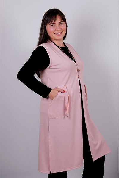 Laden Plus Size Summer Spring Women Accessories Mother Thin Fabric Long Vest