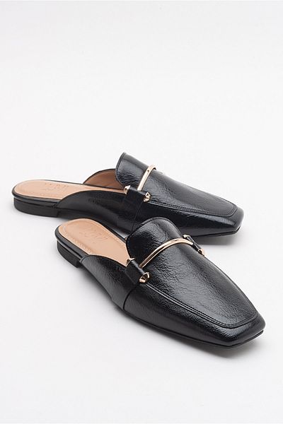 LuviShoes Γυναικείες παντόφλες Ronda Μαύρες