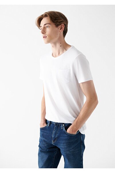 Mavi T-Shirt - Weiß - Slim Fit