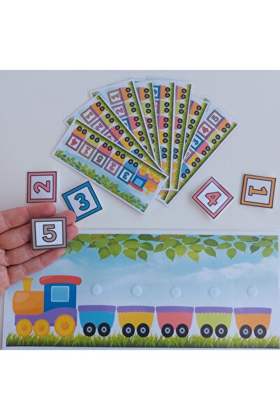 Etkinlik ve çocuk نشاط قطار الأرقام