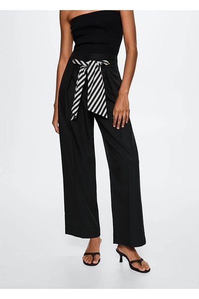 MANGO Woman Darted Lyocell Trousers