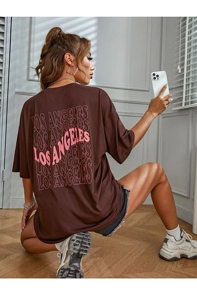 BENROMA 1 προϊόν δώρο για αγορές 6 και άνω Unisex μπλουζάκι με κυματιστό γράμμα