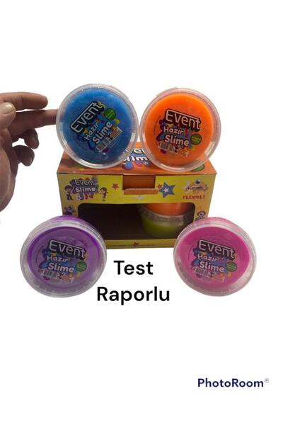 EVENT Slime Kaliteli 4 Renk Test Raporlu
