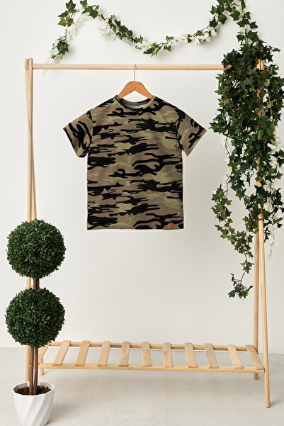 Babygiz Момчешка тениска с къс ръкав и деколте против изпотяване, мека и удобна пенирана тениска от 100% памук