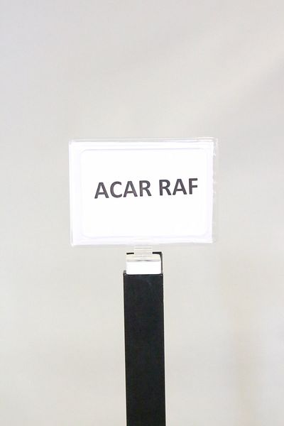 Acar Raf Product Promotion Frame Plastic And Magnetic Price Tag A6 Frame Transparent