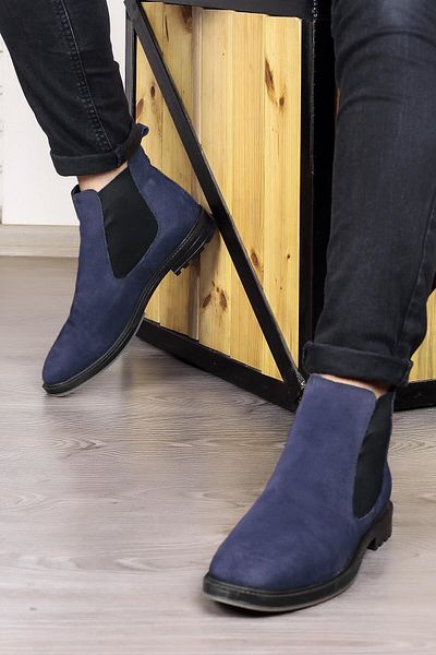 Ducavelli York Genuine Leather Suede Anti-Slip Sole Chelsea Daily Boots