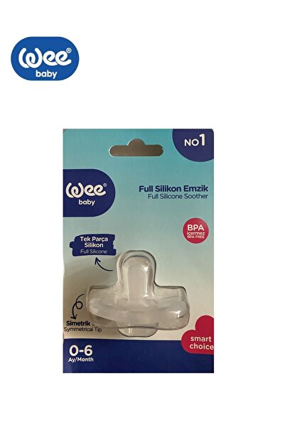 Wee Baby 561 Full Silikon Emzik No:1 0-6 Ay