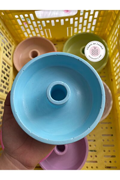 lıghts of candle handmade & 2020 El Yapımı Beton Şamdan /palo Santo Tütsülük ...