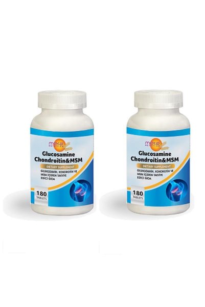 MEKA Nutrition Glucosamine Chondraitin Msm 180 Tablets 2 Boxes