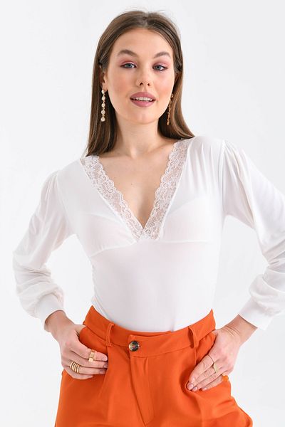 VOLT CLOTHİNG Dámská halenka s krajkovým detailem