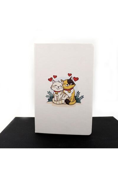 PİGADO Ελαστικό σημειωματάριο με μοτίβο Thermo Leather Happy Couple