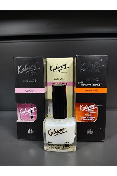 Kalyon Tırnak Bakım Yağı 11ml Acı Cila 11ml Oje Kurutucu 11 ml Tırnak Besleyici 11ml.tırnakbakm07039
