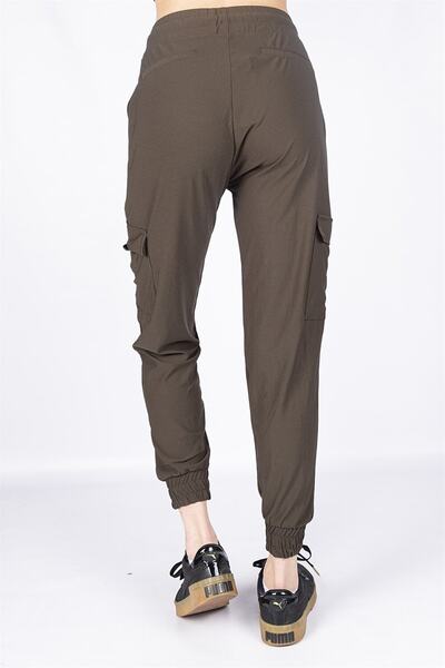 Miss Murem Παντελόνι τσέπης Cargo-χακί; Πράσινο