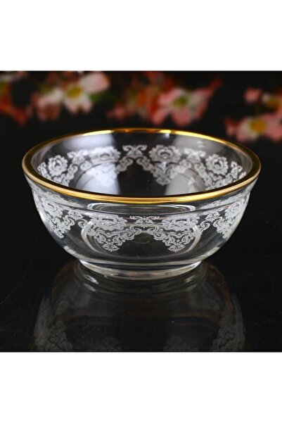 Paşabahçe 53922 وعاء هيلينا المزخرف 6 قطع - ذهبي