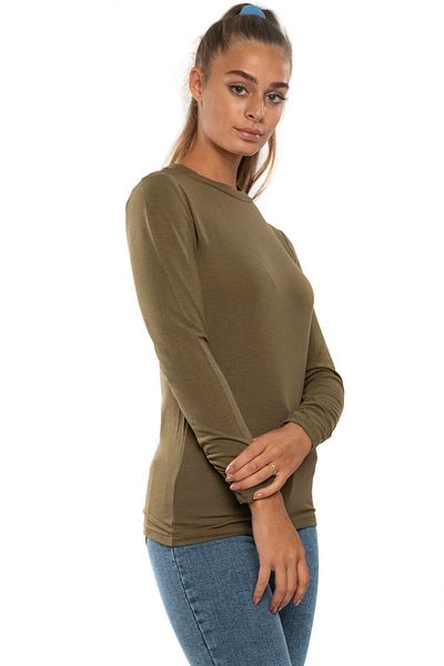 Miss Murem Basic Blouse-khaki Green