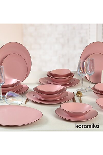 Keramika Takım Yemek 6 Kişilik 24 Parça
