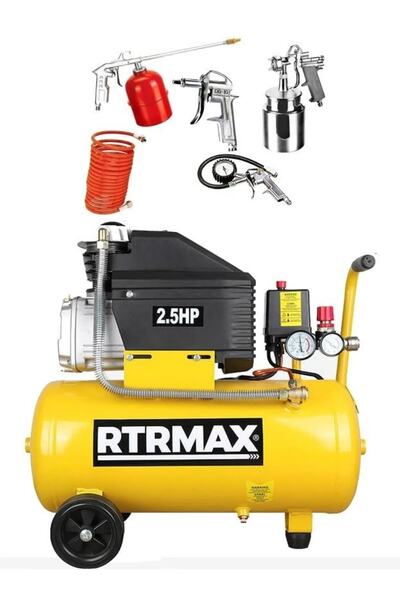 Rtrmax Rtm724 24 Litre Hava Kompresörü Havalı Set