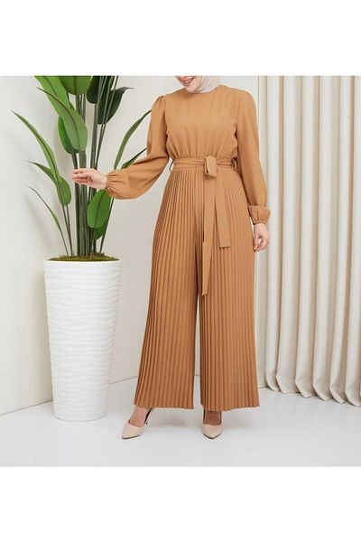 Damla Pleated Jumpsuit