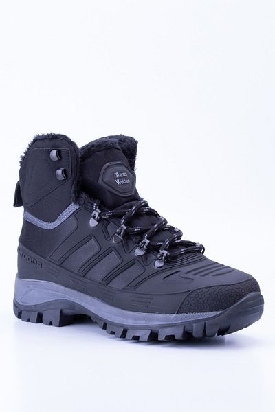 en7 Black Unisex Thermo Sole Furry Outdoor Shoes T40