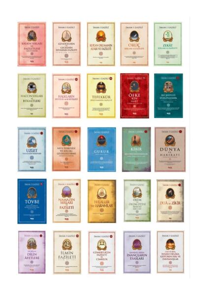 Çelik Yayınevi Imam-ı Gazali Ihya-u Ulümid-din Kitaplığı 25 Kitap