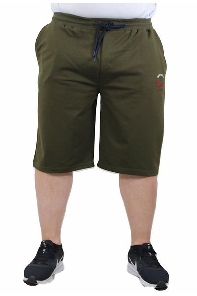 MocGrande Military Green Large Size Rugged Lycra Capri - 23604